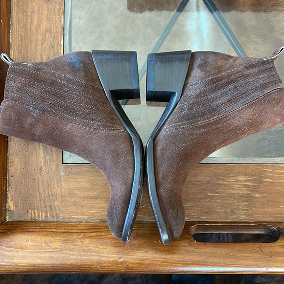 Brown Suede Booties - Picture 7 of 10